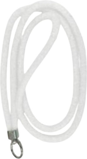 Glitter Neck Strap Metallic Hook Smartphone Case White White Strap Mobile Phone Cord