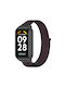 Xiaomi Smart Band 8 Active Mijobs Кайшък Найлон Червен Черен