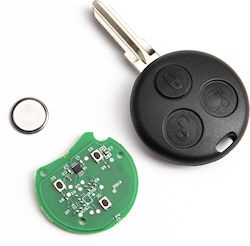 Elektronisches Autoschlüssel Ersatzteile Smart 3 Knöpfe