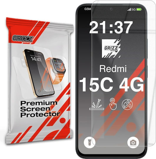 Υβριδικό Γυαλί Προστασίας Grizz Hybrid Glass Xiaomi Redmi 15c 4g