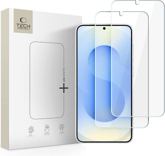 Tech-protect Glass Fit+ 2-pack Galaxy S26+ Plus Clear