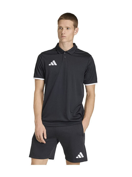 adidas Entrada Polo Αθλητικό T-shirt Μαύρο