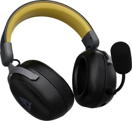 Ajazz AHM08 Max Wireless Over Ear Gaming Headset with Connection Bluetooth / USB Black