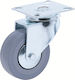 Finetto Furniture Wheel made of Metal Gray