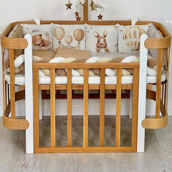 IngVart Baby Bettwäsche-Set Für Krippe Weiß 7 Stück SETBALZOA-60