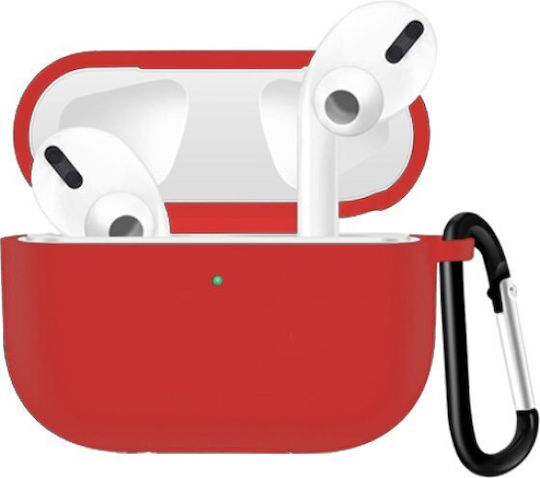 XO Case Задайте с кука в Червен цвят за Apple AirPods Pro