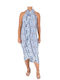 Παρεό Τύπωμα Μάτι 522043-19-μπλε