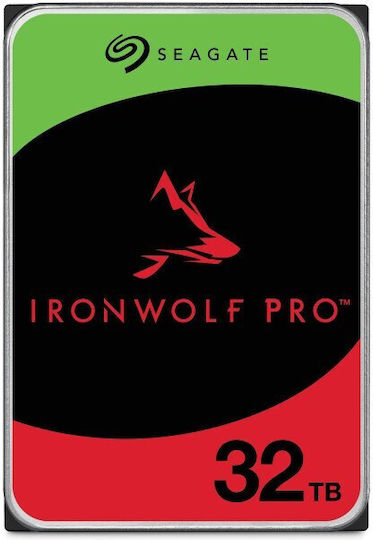 Seagate Ironwolf Pro 32TB HDD Hard Drive 3.5" SATA III 7200rpm with 512MB Cache for NAS ST32000NT000