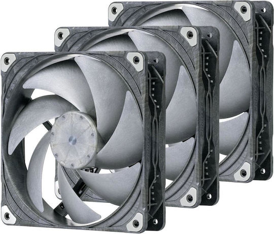 Phanteks T30 Вентилатор За Кутия 140мм (2500 Оборота / 140 CFM) Без Светодиодно Осветление И Свързване 4-Изводна ШИМ 3 Бр