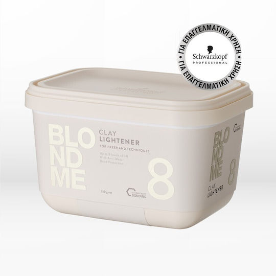 Schwarzkopf Blondme Clay Lightener Σκόνη Ξανοίγματος 350gr