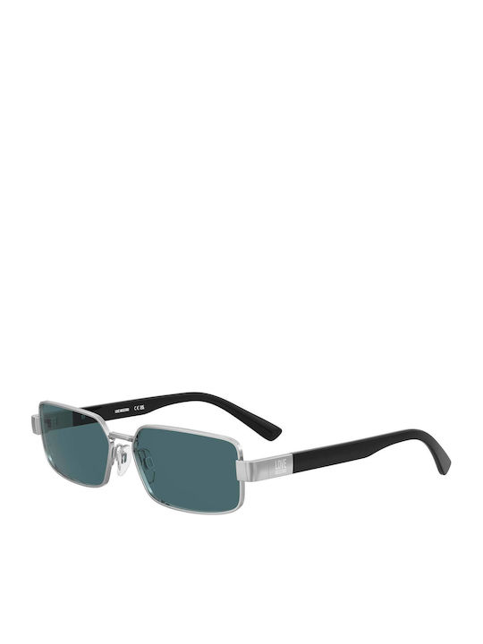 Moschino Unisex Sunglasses with Silver Metallic...
