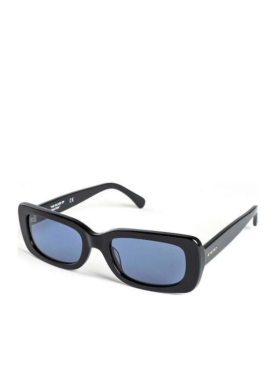 The Glass of Brixton Women's Sunglasses with Black Frame and Blue Lens bs262 y00