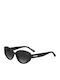 Moschino Unisex Sunglasses with Black Horn-Rimmed Frame and Black Lens MOL105/S 807/9O