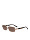 Moschino Unisex Sunglasses With Rose Gold Metallic Frame And Pink Lens MOL100/S DDB/4S