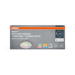 Osram Lumini Comerciale Cu Clopote 12W RGB 1250lm Cu LED Încorporat Alb Ø17cm Osram Lumini Comerciale Cu Clopote 12W RGB 1250lm Cu LED Încorporat Alb Ø17cm