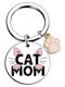 Keychain Cat "cat Mom" Diam. 3cm