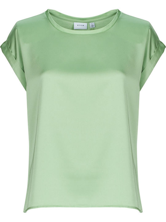 Vila Blouse Smoke Green