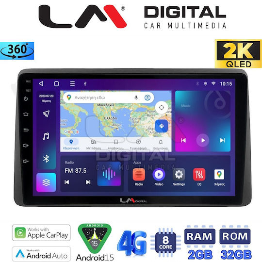 LM Digital Car Audio System for Nissan Juke 2021 (Bluetooth/USB/WiFi/GPS/Apple-Carplay/Android-Auto)