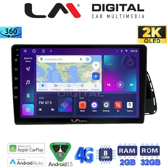 LM Digital Auto-Audiosystem für Audi Q5 2008 > 2018 (Bluetooth/USB/WiFi/GPS/Apple-Carplay/Android-Auto)