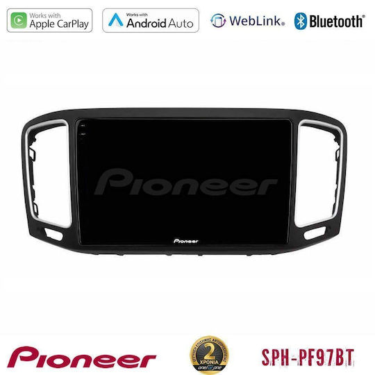 Pioneer Car Audio System for Volkswagen Sharan 2010-2015 (Bluetooth/USB/AUX/WiFi/GPS/Apple-Carplay/Android-Auto) with Touch Screen 9"
