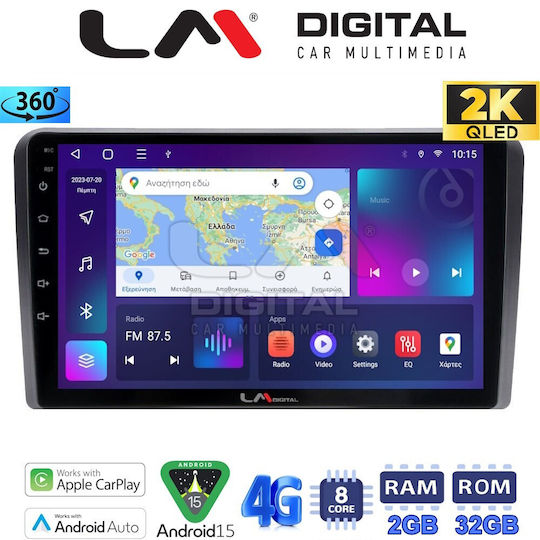LM Digital Ηχοσύστημα Αυτοκινήτου για Ford Transit / Tourneo 2018 (Bluetooth/USB/WiFi/GPS/Apple-Carplay/Android-Auto)