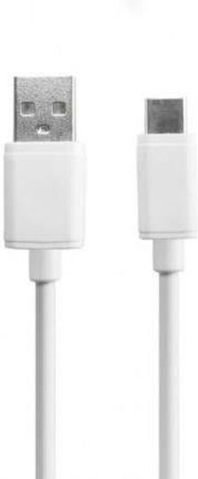 USB 2.0 Cable USB-C male - USB-A Λευκό 1m