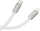 Hoco Flach USB-C zu Lightning Kabel 30W Weiß 1m (HOC-671675)