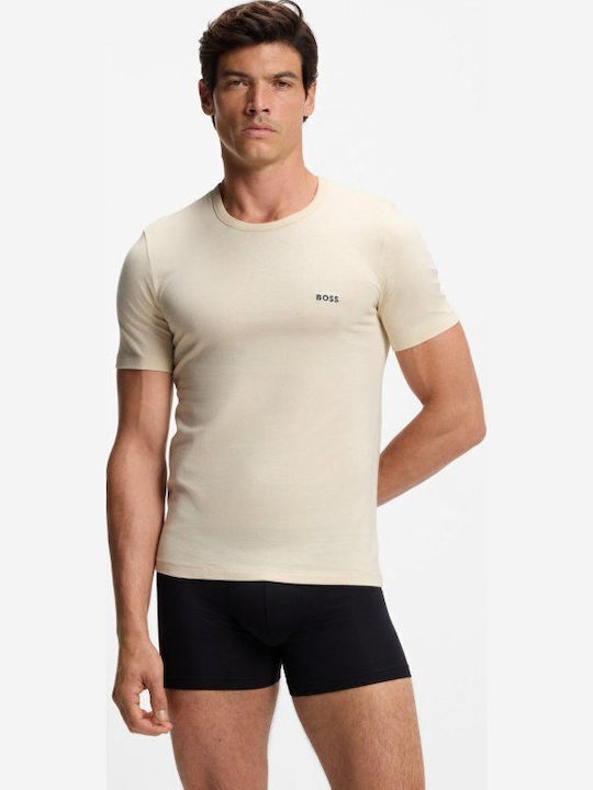 Boss Ανδρικές Φανέλες Multicolour 3Pack