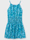Girls Sleeveless Blue Dress