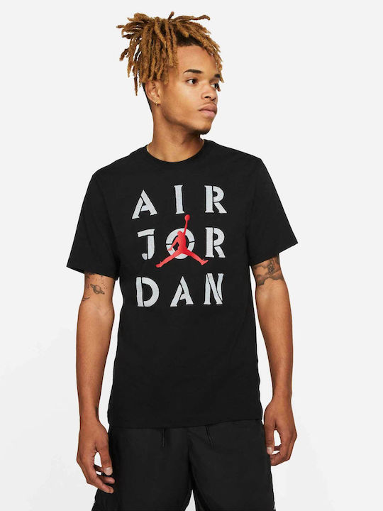 Jordan Jordan Herrenblusen Kurzarm Schwarz