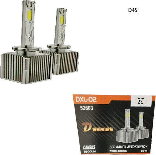 Λάμπα Αυτοκινήτου D4S Canbus LED 12V 55W