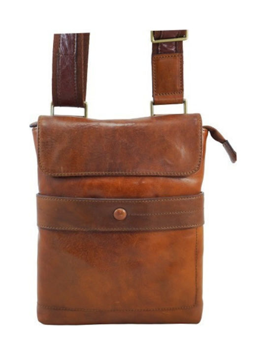 Piele Geantă pentru bărbați De umăr / tip crossbody Tabac maro
