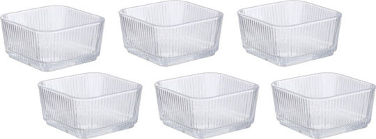 Ankor Servierschüssel Platz Glas 9.8x9.8cm 6Stück Ankor Servierschüssel Platz Glas 9.8x9.8cm 6Stück