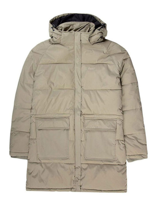 Basehit Γυναικείο Μπουφάν για Χειμώνα Beige