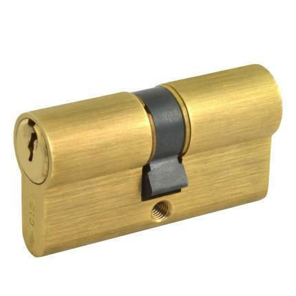 Cisa Κύλινδρος Κλειδαριάς 08010 60mm (30-30) με 3 Κλειδιά Χρυσός