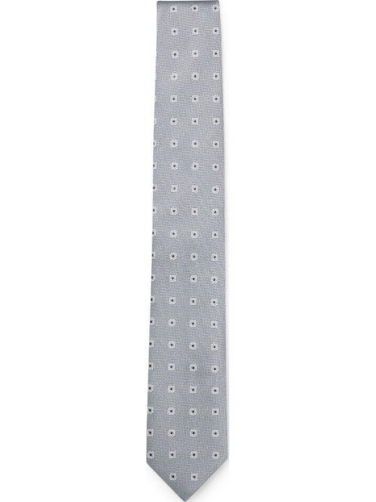 Boss Men's Tie Silk in Gray Color