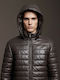 Leather Winter Jacket Dark Brown