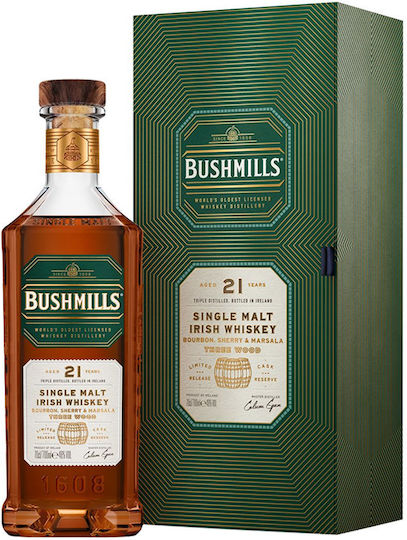 Single Malt Ουίσκι 21 Ετών Ιρλανδίας 40% 700ml