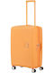 American Tourister Soundbox Valiză De Călătorie Medie Dură Papaya Pop Cu 4 Roți