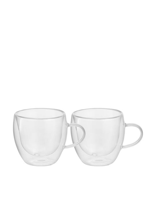 Ankor Glass Coffee Cup Brown 80ml