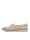 Loafers Dama Din Piele Bej
