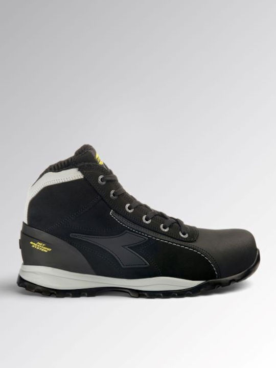 Utility Diadora Waterproof Safety Boot Black Glove Net Mid Pro S3l Fo Sr Hro Esd En Iso 20345:2022 181123