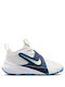 Team Hustle D 12 Kids Sports Basketball Shoes With Hoop & Loop Closure White