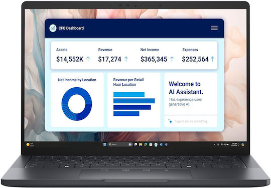 Dell Pro 13 Premium PA13250 13.3" QHD+ (Ultra 5-236V/16GB/512GB SSD/W11 Pro) (US Клавиатура)