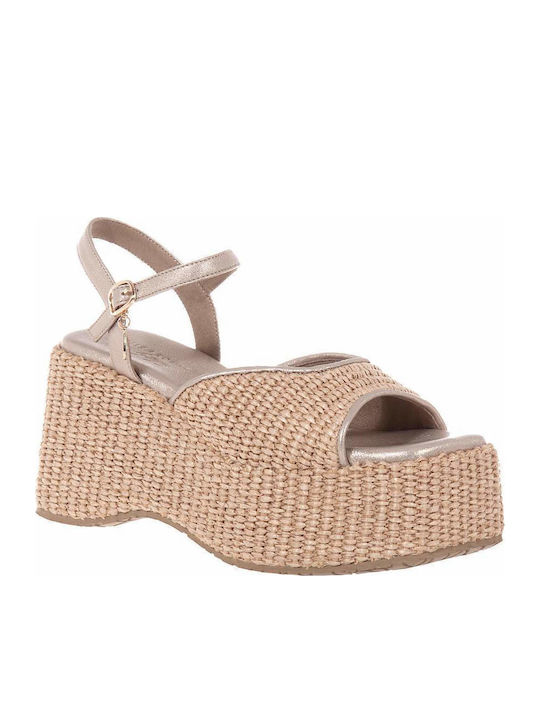 Komis & Komis Damenplattformen Beige