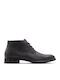Leder Schwarz Herrenstiefel