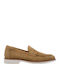 Δερμάτινα Ανδρικά Loafers σε Ταμπά Χρώμα