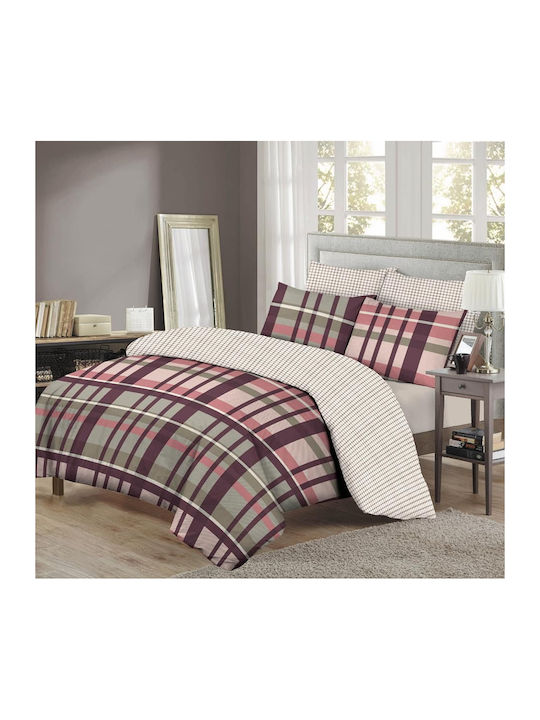 Marwa Sheet Sets Queen 240x260cm. Multicolour 4pcs
