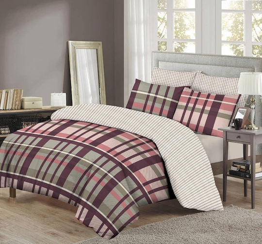 Marwa Sheet Sets Queen 240x260cm. Multicolour 4pcs