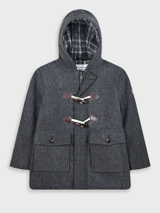 Energiers Kids Montgomery Short Coat Hooded Ant...